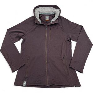 Icebreaker Merino Wool Men's Small Full Zip Hoodie Hooded Jacket Sweatshirt